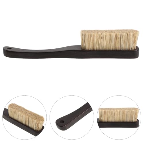 Wooden Rock Climbing Brush with Boar Hair Bristles and Ergonomic Wood Handle for Excellent Grip and Reducing Hand Fatigue, for Bouldering and Workouts