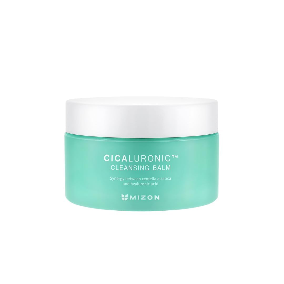 MIZON Cicaluronic Cleansing Balm, Makeup Remover, Centella Asiatica,Hyaluronic Acid, One Step Cleansing (2.7 fl oz)