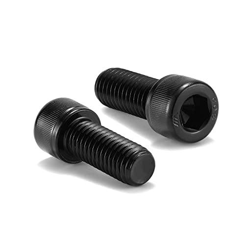 1/2-13 x 1-1/4" Socket Head Cap Screws Bolts, 20Pcs 304 Stainless Steel 18-8, Allen Socket Hex Drive, Full Thread, Black Oxide by SG TZH(with Hex Spanner) - size: 1/2-13 x 1-1/4"