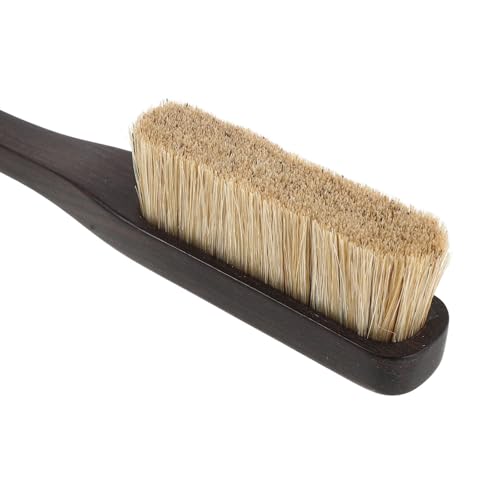 POPETPOP Outdoor Climbing Tool Chalk Cleaning Brush with Fine Boar Hair Bristles and Wooden Handle, Lightweight Design and Quick Drying for Bouldering and Natural Rock Surface Cleaning