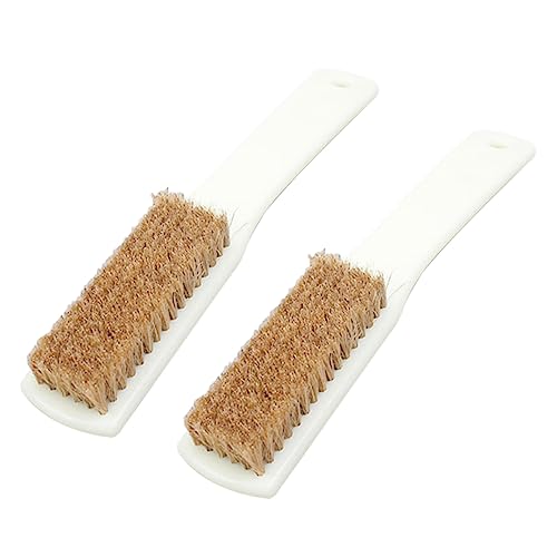 KICHOUSE 2pcs Boar Hair Bouldering Brush Compact Cleaning Tool for Sports Climbing Handle for Chalk Removal Rocks