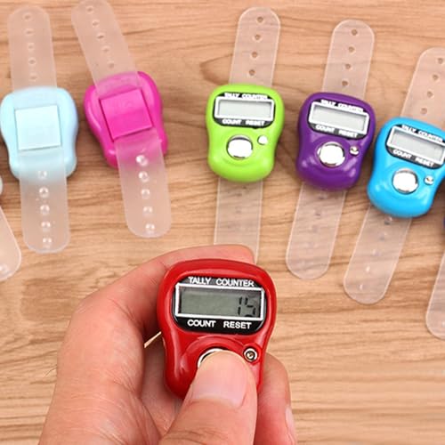 Finger Counter - Finger Clicker Counter | Adjustable Finger Tally Counter | Resettable Lap Counter | Portable LCD Digital Display Tally Counter | Digital Handheld Tally Counter for Golf, Lap