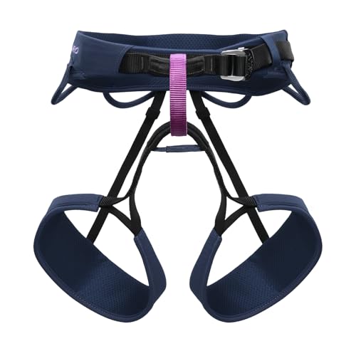 KAILAS Airo Rock Climbing Harness Men Roofing Harnesses Rescue Mountaineering Safety Belt Women Comfortable Lightweight - color: Navy Blue, size: X-Small