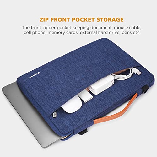 NIDOO Laptop Sleeve Shoulder Bag Case for 13.6" Macbook Air M2 2022/13" Macbook Air / 14" 13 inch MacBook Pro/Surface Pro 7 8 X / 12 inch Acer Chromebook 712/14" ThinkPad X1 Carbon Gen 9, Blue - color: Blue - Shoulder, size: 12.5-13 inch