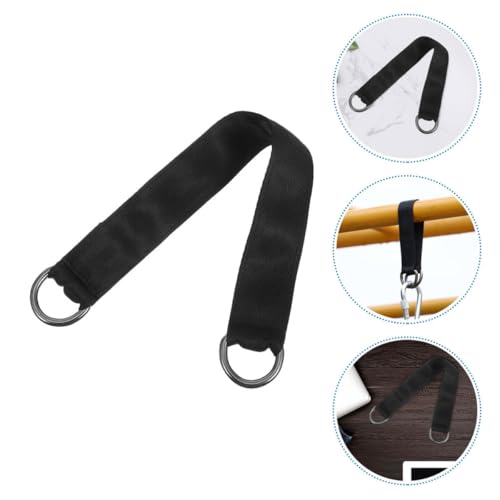 Holibanna 4 Pcs Heavy Duty Outdoor Swing Buckle Connecting Straps 3cm X 28cm Double-Layer Nylon Tree Hanging Belts for Hammock and Gym Equipment