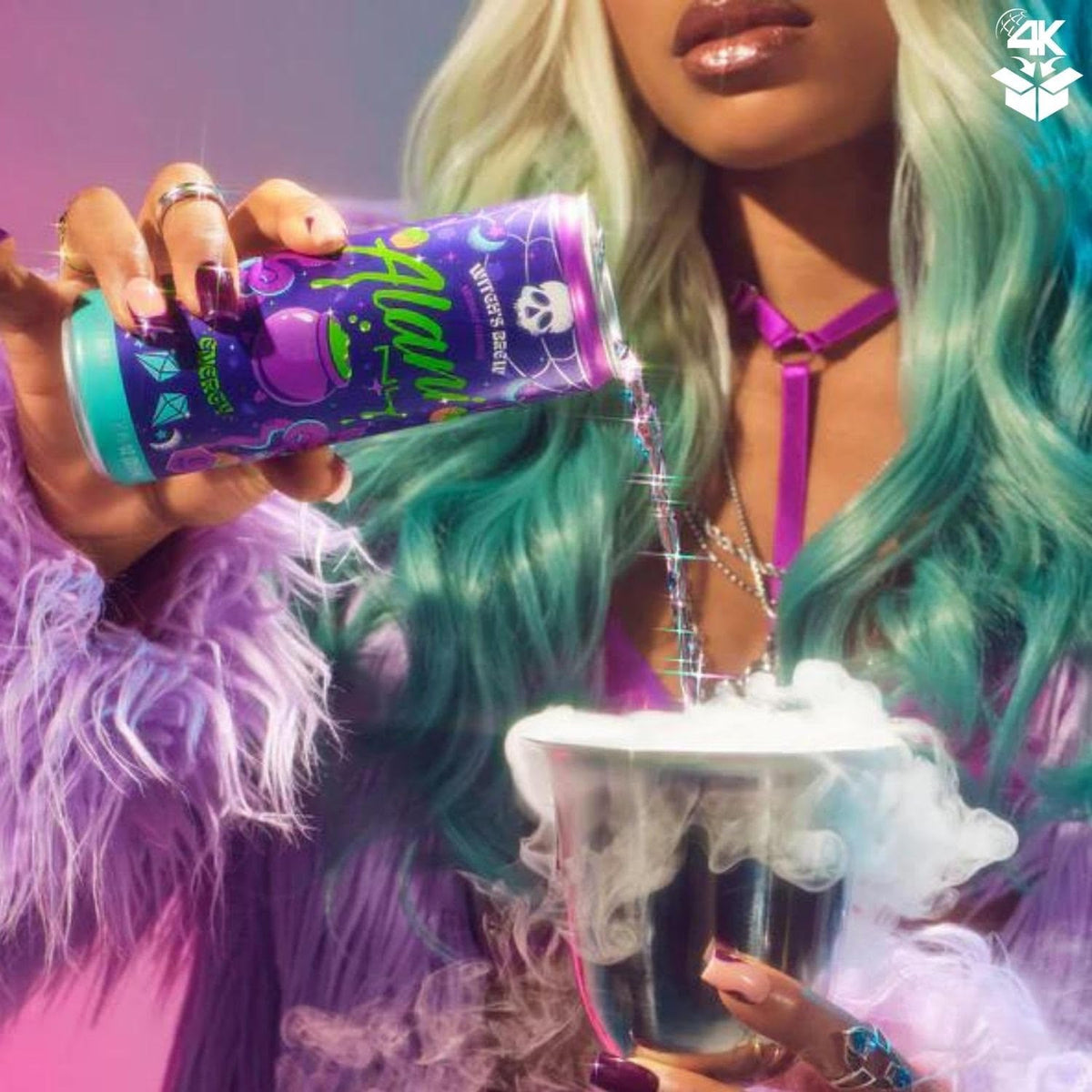 Alani Nuu Witches Brew Pack of 6 – 12 fl oz | 4K Logistics Bundle