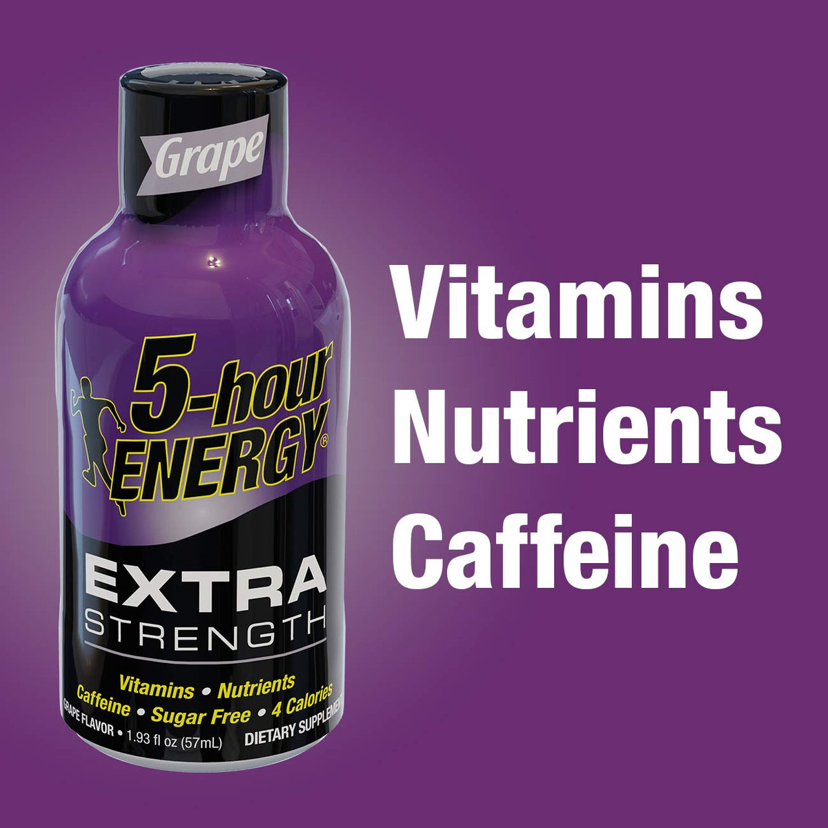 5-hour ENERGY Shot Extra Strength Peach Mango – 1.93 oz, 12 Count