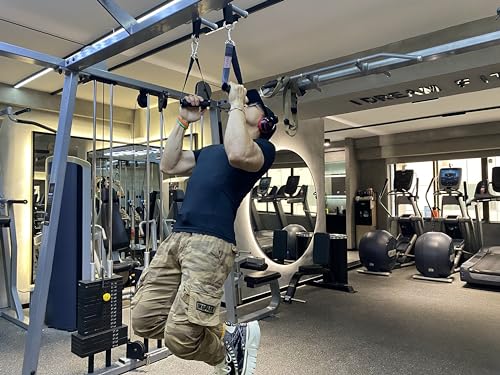 Pair of Outdoor Hanging Straps with carabiner Holds 150kg/ 330lbs Straps Hanging Kit Hooks for Camping, Door Bar, Gym Bar, Pull-up Bar Exercise Equipment Attachments