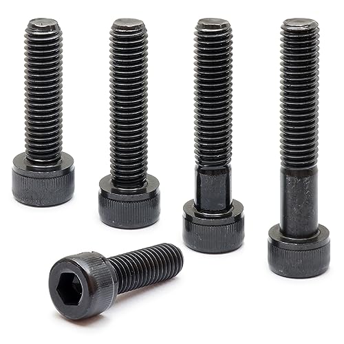 MonsterBolts - 1/4"-20 x 5/16" Socket Head Screws, ASTM A574, Alloy Steel, Black Oxide, 10 Pack - size: 0.3125 In. (5/16")