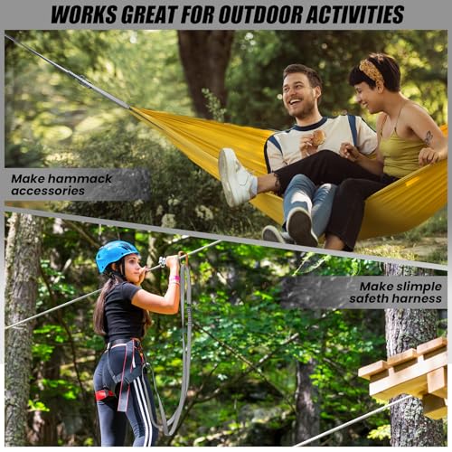 18MM Nylon Climbing Slings Runners 23 kN Strong Webbing Straps for Rock Climbing, Rappelling, Swing, Yoga Hammock etc - color: 3PCS Grey, size: 48inch/120cm