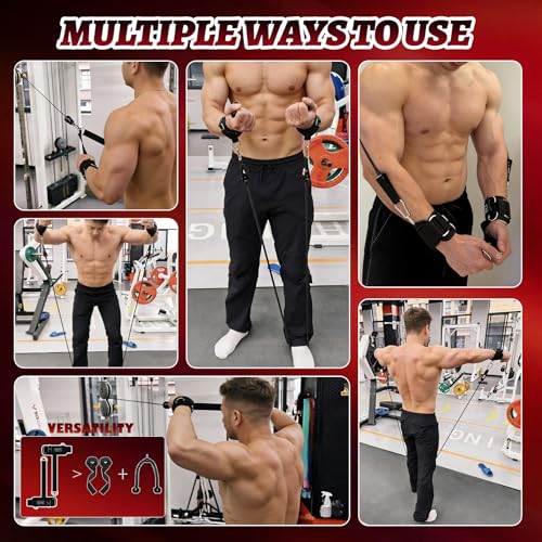 Weight Lifting Wrist Straps with 30Lbs Heavy Duty Rope-18 inch Cotton for Weightlifting Bodybuilding, Face Pull,Powerlifting, Pull Training & Deadlifts - color: Black with Rope