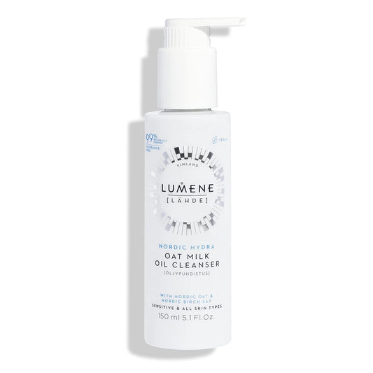 Lumene Nordic Hydra Oat Milk Oil Cleanser Makeup Remover Vegan 150 ml