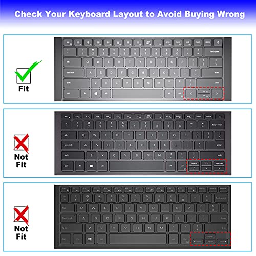 Keyboard Cover for Dell Inspiron 14 7415 7420 7425 7430 7435 14", Inspiron 14 5410 5415 5418 5420 5425 5430, Inspiron 16 5630 5620 5625 7620 7630 16", Dell Latitude 3320 3420, Inspiron 13 5310 - color: Candypink