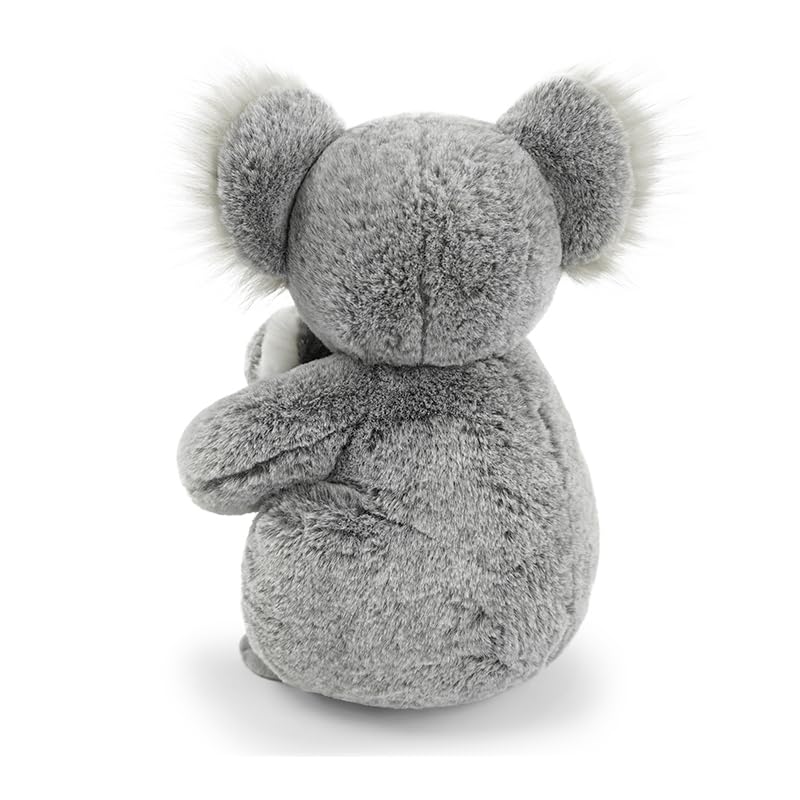 JUSTQUNSEEN 2PCS Koala Stuffed Animal with Baby Hugging Koala Bear Plush Toy 10 Inch Cute Soft Mom and Baby Plushies for Girls Girlfriend Women Valentines Day Gifts Kawaii Room Decor Love Present