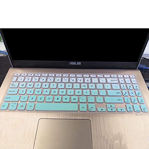 Compatible for Asus Vivobook 15 F512FA F512DA F512F F512 A512 A512FJ A512F X512F FA DA 15.6 Inch Silicone Laptop Keyboard Cover Skin,fadegreen - color: fadegreen