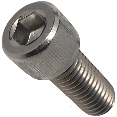 10-32 x 5/8 Socket Head Cap Screws, Full Thread, Allen Socket Drive, Stainless Steel 18-8, Bright Finish, Quantity 50 Pieces By Fastenere - size: 10-32 x 5/8" (50 Pack)