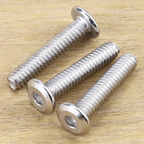 1/4-20 x 1-1/2" Hex Socket Head Cap Screws, 304 Stainless Steel 18-8, Chamfered Countersunk Machine Screws for Furniture, Binding, Machinery, Automotive, DIY Projects, 25 PCS - size: 1/4-20 x 1-1/2"
