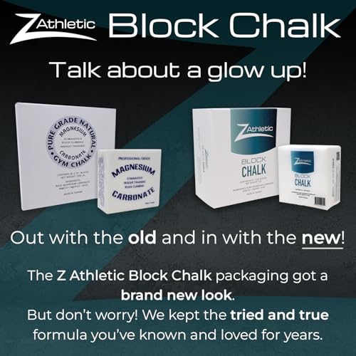 Block Chalk for Gymnastics, Weightlifting, Rock Climbing, Crossfit (Multiple Sizes Available) - style: 2oz Block (8 Pack - 1lb Total)