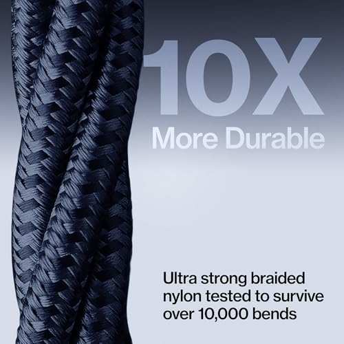 Statik MagStack Pro USB C to USB C Coiling Magnetic Charging Cable,100W | Nylon Braided Tangle-Free Design, Magnetic Coiling, Data Transfer, Compatible with iPhone & Android, 3FT Navy, 3 Pack - color: Navy, size: 3ft (3 Pack), style: USB-C to USB-C