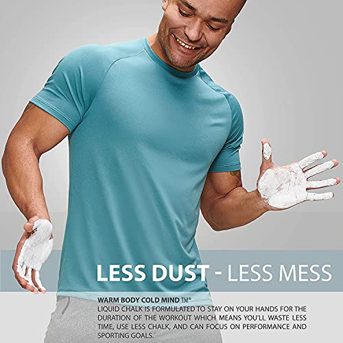 WARM BODY COLD MIND Mess Free Liquid Chalk - Gym Chalk for Weightlifting, Gymnastics, Climbing, Powerlifting - Sports Chalk - Hand Grip Chalk - style: 250+50ml