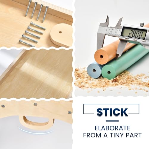 BlueWood Pikler Triangle Set with Safe Handle, Climbing Toys for 1-3 Year | Foldable 7-in-1 Montessori Toddler Climbing Toys Indoor, Wooden Pickler Climbing Set, Baby Jungle Gym & Playground, Sky Blue - color: Sky Blue
