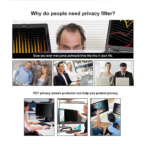 Magnetic Privacy Screen, 11.6-27 Inch Removable Laptop Privacy Filter, Anti-Glare (27inch/59.8x33.7CM) - size: 27inch/59.8x33.7CM