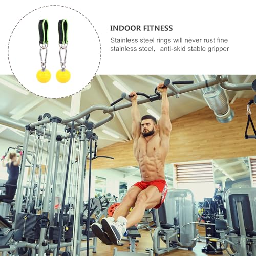 VICASKY Climbing Pull up Ball and Finger Strength Exerciser Wrist Exercise Grip Ball with Hanging Rings for Rock Climbing Training and Hand Strengthening Random Color