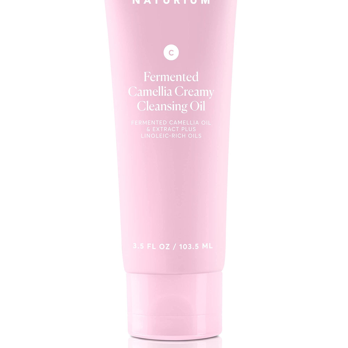 Naturium Camellia Creamy Cleansing Oil, Fermented Camellia Oil & Extract Plus Linoleic-Rich Oils, 3.5 oz