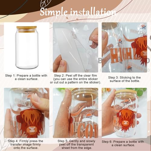 Rngmsi Constellation UV DTF Cup Wraps - 12 Sheets Twelve Zodiac Signs Uvdtf Decals for 16 oz Glass Cups, Black Astrology UV Transfer Stickers, Waterproof Rub on Transfer for Water Bottle DIY Crafts - style: Twelve Zodiac Signs