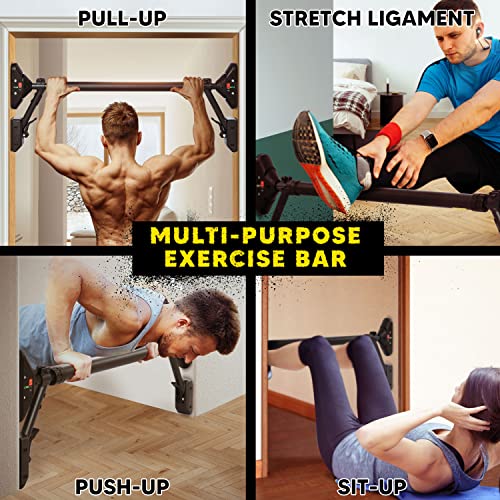Pull Up Bar/Chin up bar Upper Body Workout Bar, Super Load-Bearing: Dual Security Locking, Two-Way Support