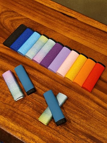 Reusable Skin File with Cover - Great for Rock Climbing, Bouldering, Climber, Gym, Crossfit, Weightlifting, Gymnast - Callus Finger Hand Sander (Black) - color: Black