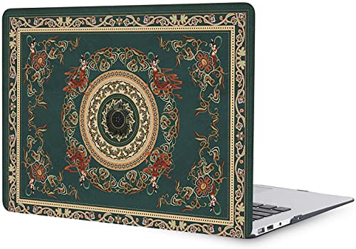 MacBook Air 13 Inch Laptop Case Compatible With 2010-2017 Models A1466 A1369 - Plastic Hard Shell Cover & Keyboard Skin - Dark Green - color: 1319 Dark green, size: Air 13" 2010-2017(A1369/A1466)