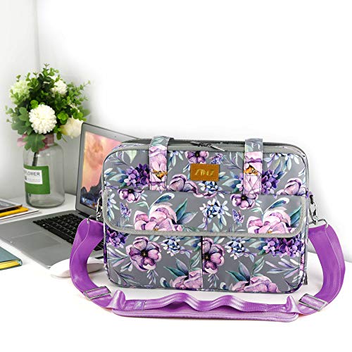 Bag Shoulder Strap, Padded Adjustable Shoulder Strap Replacement - color: Purple, size: 57"
