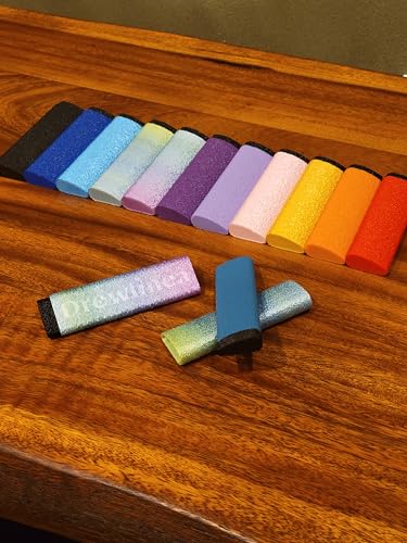 Reusable Skin File with Cover - Great for Rock Climbing, Bouldering, Climber, Gym, Crossfit, Weightlifting, Gymnast - Callus Finger Hand Sander (Blue) - color: Blue
