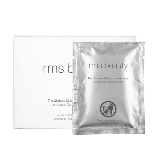 RMS Beauty Makeup Remover Wipes - Coconut Oil Towelettes, 30 ct