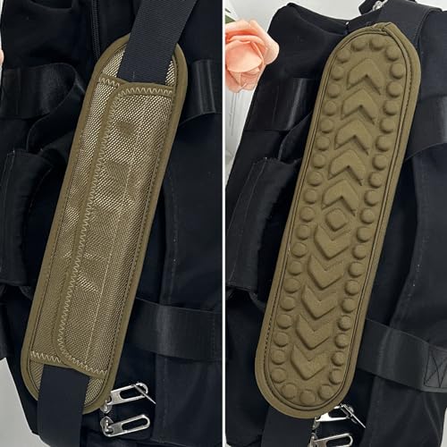 FIEL 2 Pack 3D Cushion Air Breathable Universal Shoulder Strap Pad, for Shoulder Bags (Khaki) - size: 2 Pack 3D Air Cushion-Khaki