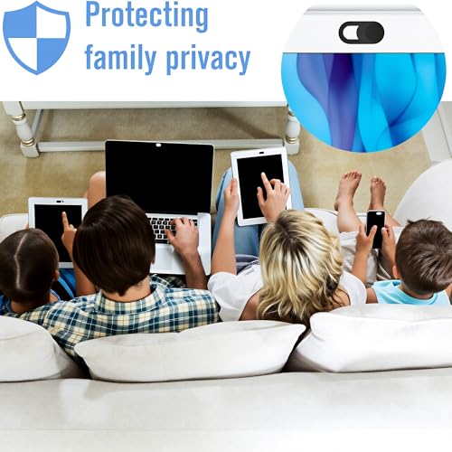 3pcs Plastic Camera Cover Webcam Cover Shy Panda Shutter Slider for PC Laptops Phone Lens Sticker for Privacy Protection. Ideal Gift for Christmas, Birthday, Anniversary Day