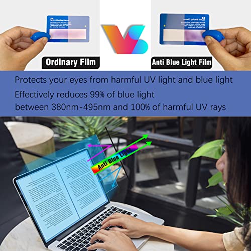 KEANBOLL 2-Pack 13.3" Blue Light Blocking & Anti-Glare Screen Protector | Universal Fit for HP, Dell, Asus, Samsung, Lenovo, Acer Chromebooks & 16:9 Laptops (Eye Comfort +Anti Glare) - size: 13.3"-16:9 Aspect Ratio