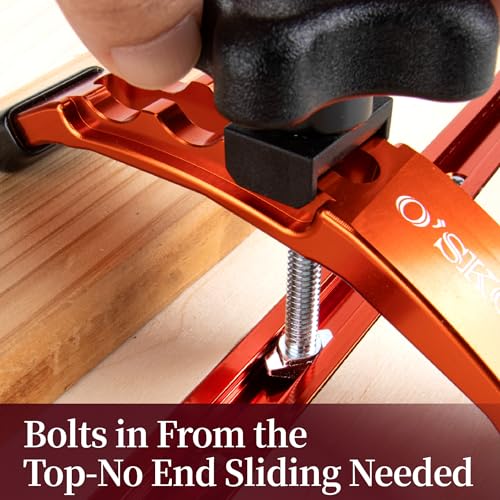 O'SKOOL T-Slot Bolts Drop-in 2-1/2" Length 20PCS, 1/4"-20 Thread, T Track Accessories for Woodworking Jigs and Fixtures,HWR011 - style: 1/4"-20 Threads, 2-1/2" Length, 20Pcs