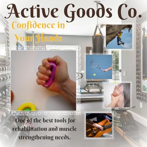 Hand Exerciser - PROFESSIONAL GRADE, Set or Single, Different Sizes. Visit to see more! Bague classique en silicone parfaite pour améliorer la force, la puissance et la vitesse dans les poignets. - size: 1 Set - 10-30-60 lb