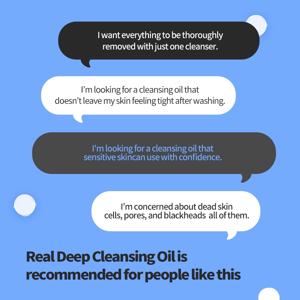 OJRN ORJENA Real Deep Cleansing Oil, Makeup Remover, 5.07 fl oz