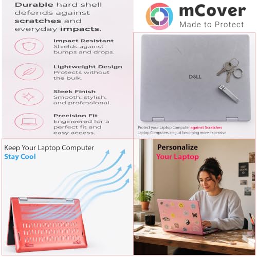 mCover Case ONLY Compatible for 2021～2024 13.3" Dell Latitude 5320 5330 5340 5350 2-in-1 Windows Laptop Notebook Computer (NOT Fitting Any Other Dell Models) - Purple - color: Purple