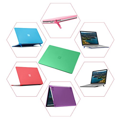 mCover Hard Case Only Compatible for 13.5" Microsoft Surface Laptop (5/4 / 3/2 / 1) with Alcantara Keyboard - Green - color: Green