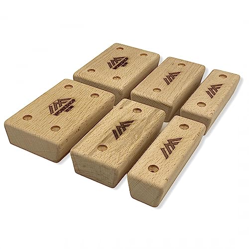Small Pinches | Rock Climbing Wooden Holds | for Climbing wals | Bouldering