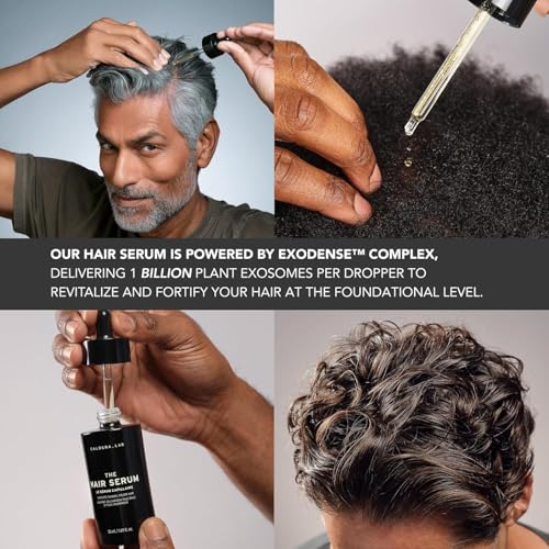 Caldera + Lab The Hair Care System | Men's 3 Piece Hair Routine | Includes shampoo, conditioner & scalp serum. Sulfate-free routine supports fuller, healthier-looking hair - size: 3-Piece Hair Care Set