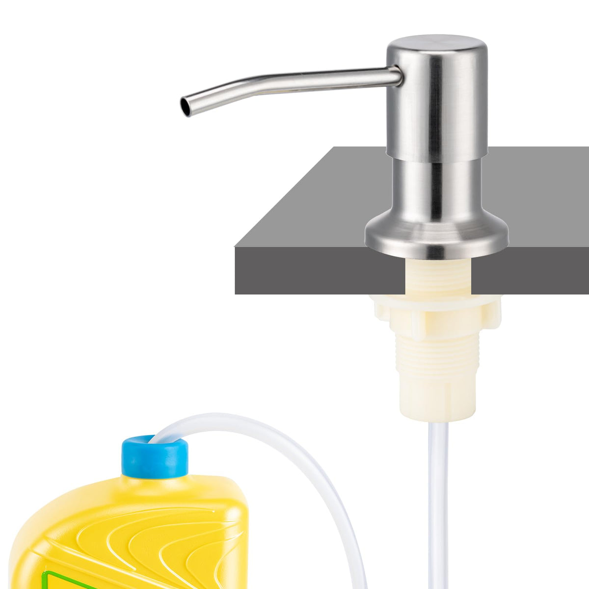 Soap Dispenser for Kitchen Sink, Countertop/Built in Dish Soap Dispenser