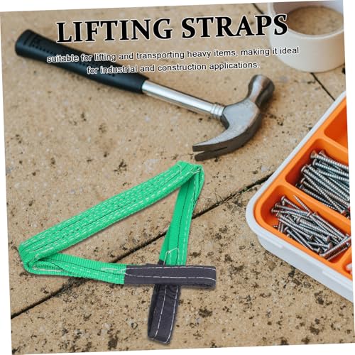 Healifty Industrial Heavy-Duty Lifting Strap Nylon Sling for Versatile Hoisting Safety Tested for Heavy Loads for Rigging and Transporting Equipment