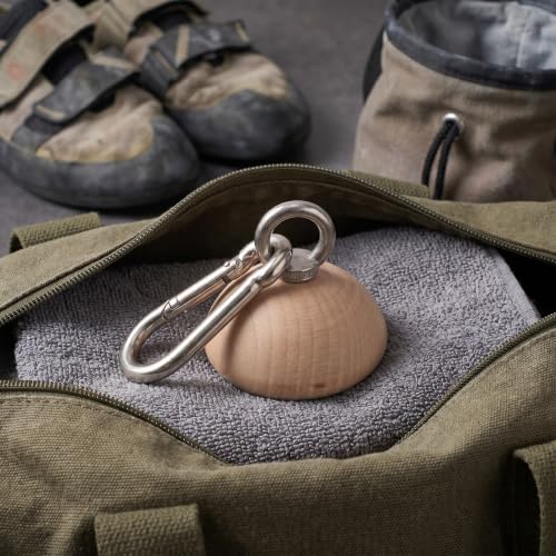 VOSAREA Wooden Grip Strengthener Half Sphere for Rock Climbing Training with Ergonomic Design and Slip Resistant Surface, Improves Forearm Strength for Outdoor and Home Use