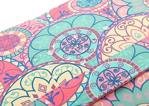 360° Protective Laptop Sleeve Case Bag with 3 Pockets,Handle,Luggage Strap for MacBook Pro 14 inch and 14 inch-14.4 inch Screen Laptop (Bandanna) - color: Bandanna, size: 14 inch-14.4 inch