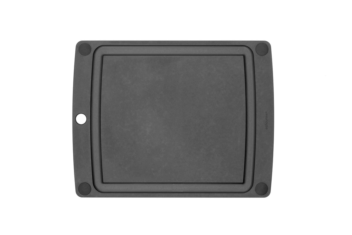 Epicurean All in One Slate Cutting Board, 11.5x9-in Juice Groove, Slate